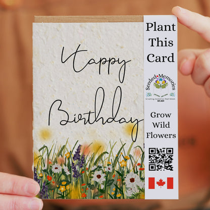 Birthday - Field of gold