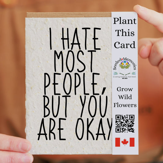 All Occasion - I Hate Most People But You Are Okay