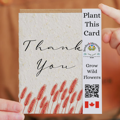 Thank you - Field of Wheat
