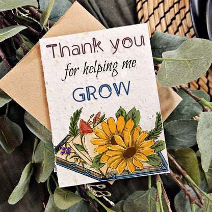 Thank you - For Helping Me Grow