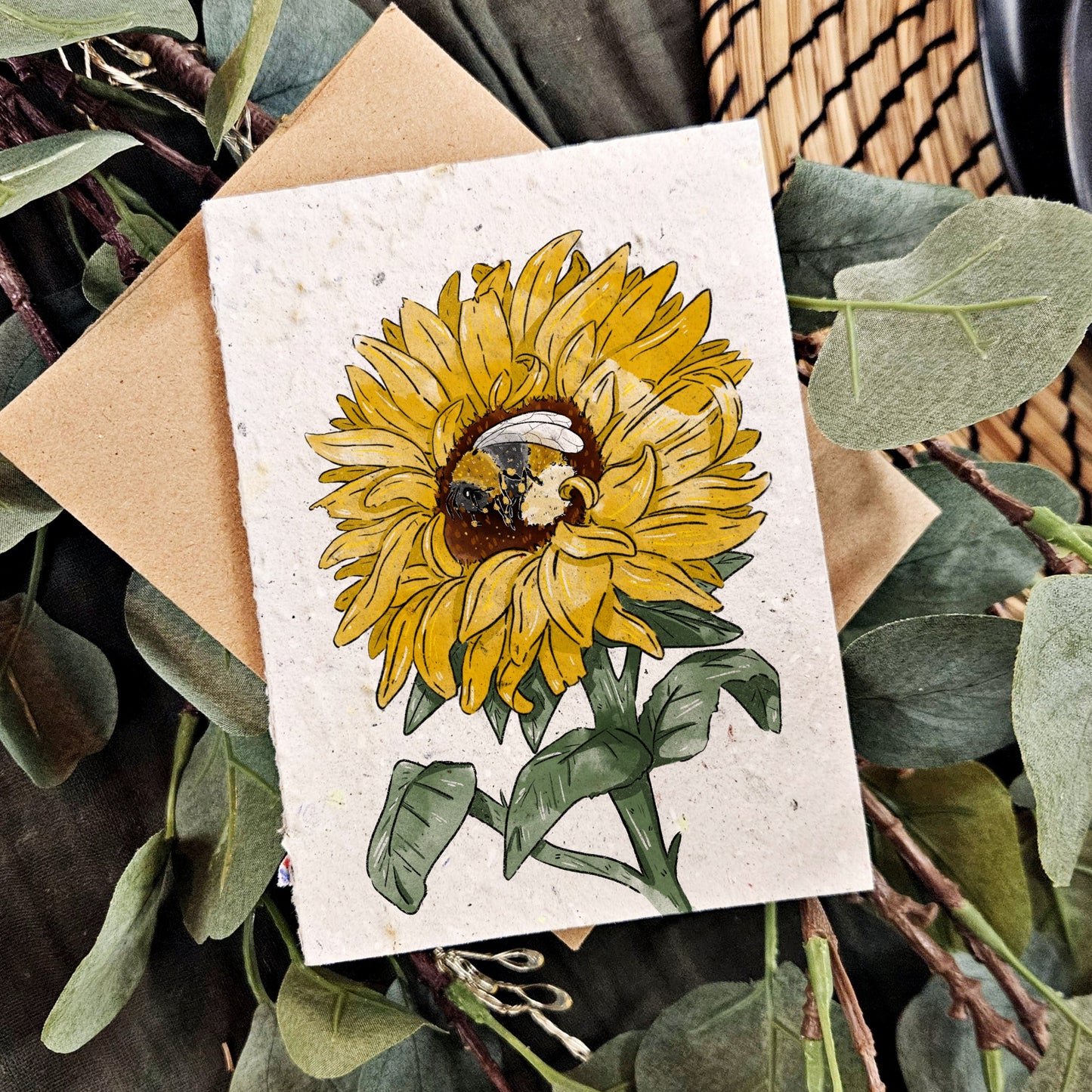 Nature & Wildlife - Bee and the Sunflower