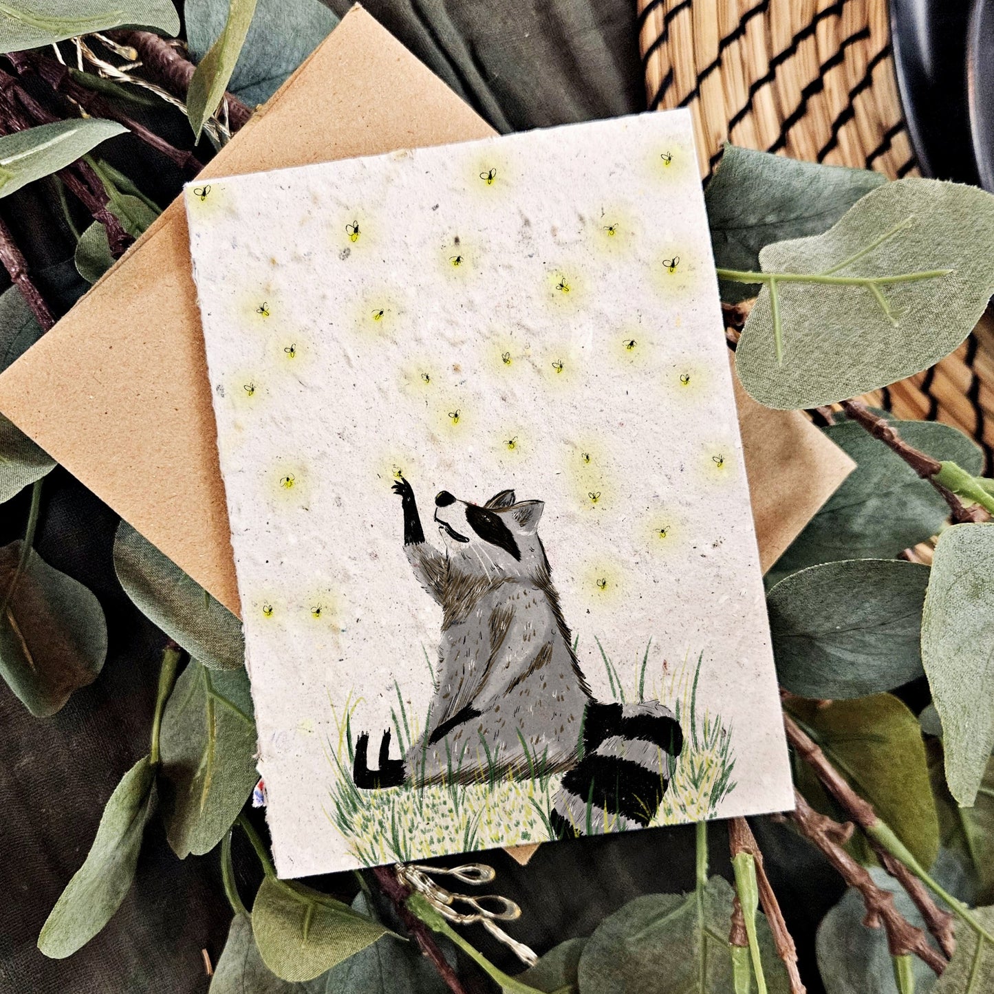 Nature & Wildlife - Racoon and Fireflies