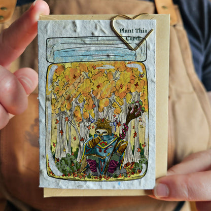 Mini Card - Autumn Terrarium