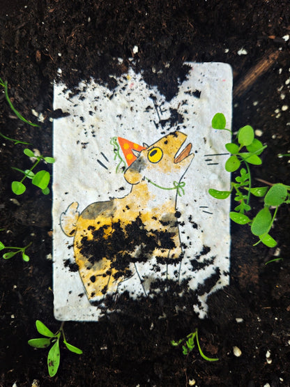 Mini Card - Bee & Sunflower